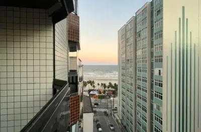 Apartamento 02 dormitório com 01 suíte | vista mar | 03 sacadas, na guilhermina.