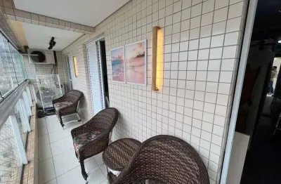 Charmoso apartamento 3 dormitórios com vista mar em aviação, praia grande