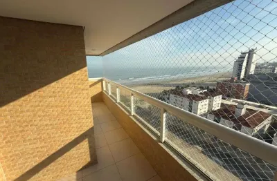 Apartamento com vista mar de 2 suítes lavabo e 2 vagas no boqueirão em pg