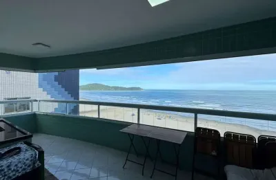 Aparatamento de 3 dormitórios com vista total para o mar com 3 vagas demarcadas