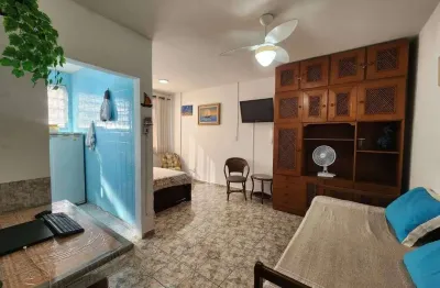 Kitão amplo e mobiliado – 35 m² – boqueirão - praia grande