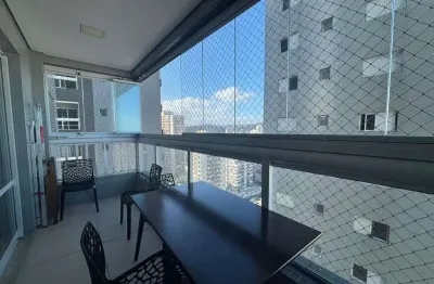 Apartamento mobiliado vista mar de 1 suíte no boqueirão – praia grande | sp