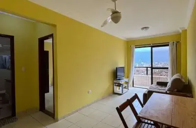 Apartamento 1 dorm  predio frente mar com sacada na vila caiçara praia grande-sp