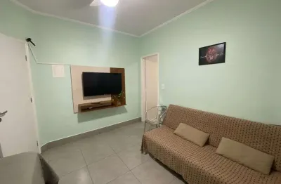 Apartamento de 1 dormitório no canto do forte mobiliado – praia grande