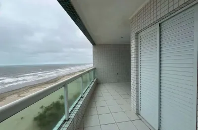 Apartamento alto padrão frente mar de 3 dormitórios sendo 2 suítes + 2 vagas