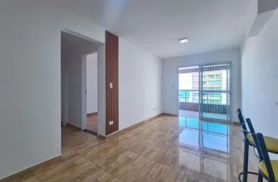 Apartamento à venda, 2 dorm 1 suite vista mar 75 m², boqueirão - praia grande/sp