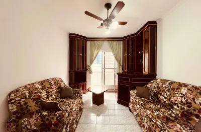 Apartamento 1 dormitorio c/sacada frente mar no bairro aviação praia grande/ sp