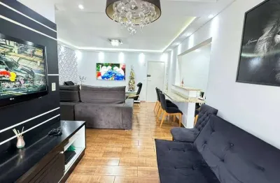 Apartamento 2 dormitórios sendo 2 suítes na guilhermina em praia grande/sp