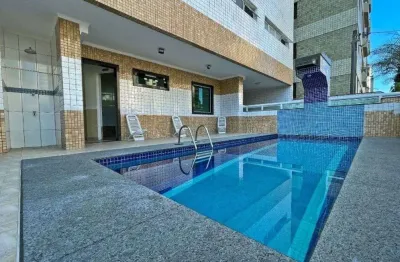 Apartamento de 2 dormitórios 1 suíte 2 vagas no caiçara em praia grande - sp