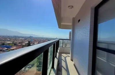 Apartamento de 2 dormitórios 1 suíte - vista mar no maracanã - praia grande - sp