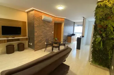 Apartamento 1 dormitório decorado frente mar no caiçara- praia grande /s.p.