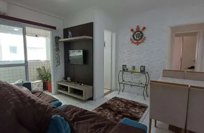 Apartamento na aviação na praia grande - 2 dorms (1 suíte) + lazer completo 65m²