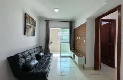 Apartamento 1 dormitório c/suíte mobiliado no vila caiçara- praia grande /s.p.