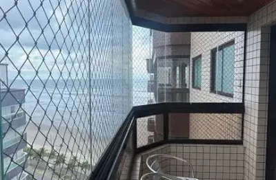 Amplo apto 2 dorms  sacada vista mar e lazer completo - caiçara praia grande