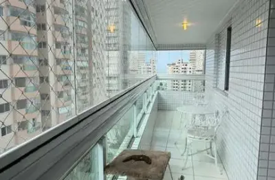 Amplo apto 2 dorms com sacada – lazer completo vista mar na vila tupi