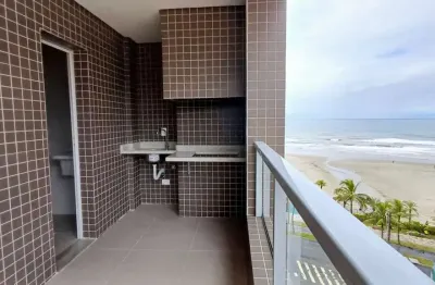 Apartamento novo de 2 dormitórios com vista mar no jd real em praia grande /sp