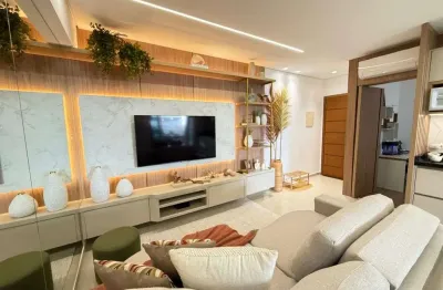 Apartamento garden com quinta no canto do forte de 3 dorm a 100 metros da praia