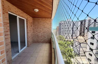 Apartamento de 2 dormitórios s/1 suíte com 89m² - guilhermina - praia grande