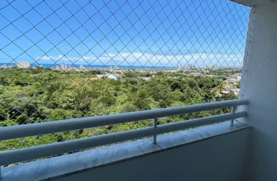 Apartamento 3 quartos com vista mar e infraestrutura completa em colina de piatã