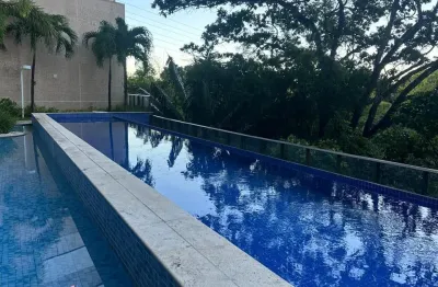 Apartamento elegante com vista mar parcial e infraestrutura completa no cosmopolitan residence – alphaville 1