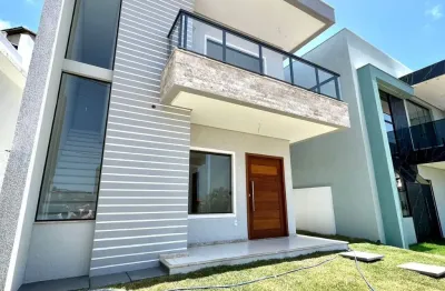 Casa à venda em condomínio fechado – 4 quartos, 3 suítes – lauro de freitas (ba)