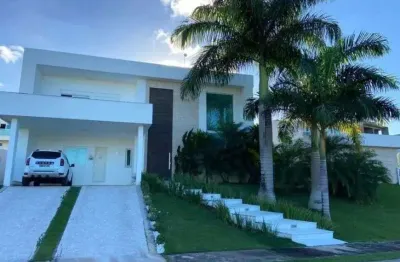 Mansão 5 quartos com 4 suítes - alphaville litoral norte ii