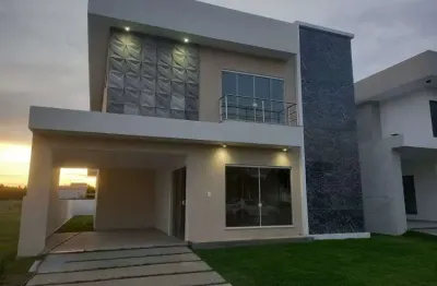 Casa nova 4 suítes no terras alphaville em camaçari r$ 980.000,00