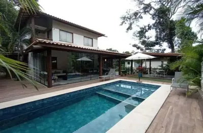 Casa 4 suítes de alto luxo no alto da constância em praia do forte r$ 2.800.000,00