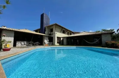 Casa 5/4 (3 suítes) piscina e campo privativo em vilas do atlântico r$ 1.550.000,00