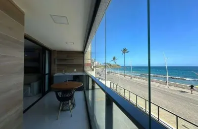 Apartamento alto padrão - quarto e sala - vista mar - barra