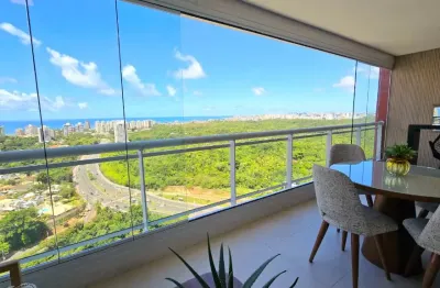 Lindíssimo apartamento de 3 suítes, vista mar, no grenville/ludco