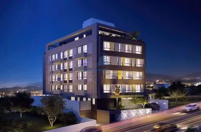 Apartamento no bairro trindade novo, 2 dormitórios, 2 suítes, lavabo e 1 vaga garagem