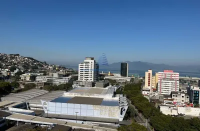Apartamento cobertura linear em centro, 1 vaga de garagem, florianópolis/sc