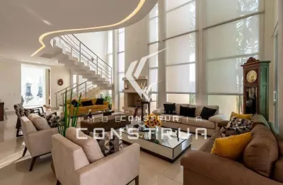 Casa com 4 dormitórios à venda, 490 m² por r$ 5.499.900,00 - alphaville d. pedro 2 - campinas/sp