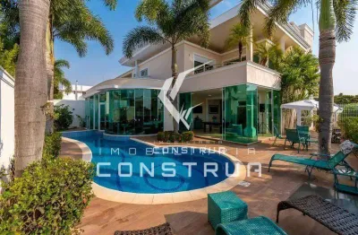 Casa à venda no condomínio alphaville dom pedro 2, em campinas-sp