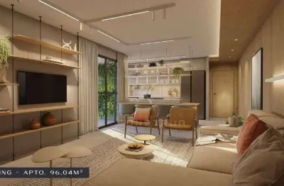 Lançamento - casa prado residence riva: apartamento de 96m², 3 quartos, 1 suíte e varanda gourmet