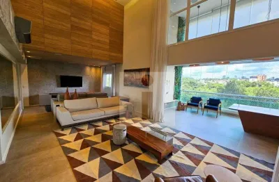 Apartamento decorado com 4 dormitórios, 184 m² - art house double sky  à venda por r$ 2.699.700, ou aluguel por r$ 16.500 - taquaral - campinas/sp