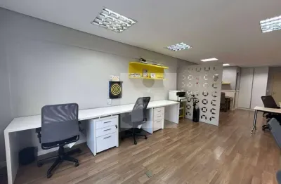 Sala decorada para  alugar - residencial sainte helene - campinas/sp