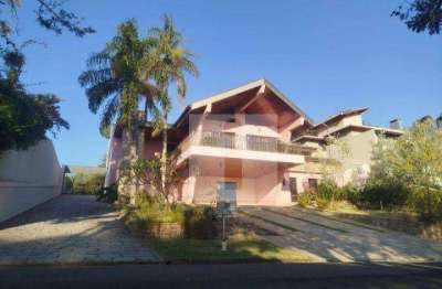 Casa térrea com 3 suítes, 485 m² - venda por r$ 2.750.000 ou aluguel por r$ 17.450/mês - jardim botânico (sousas) - campinas/sp