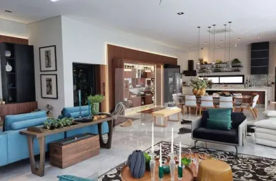 Casa térrea com 4 suítes à venda porteira fechada, 400 m² por r$ 4.957.000,00 - ville sainte hélène - campinas/sp