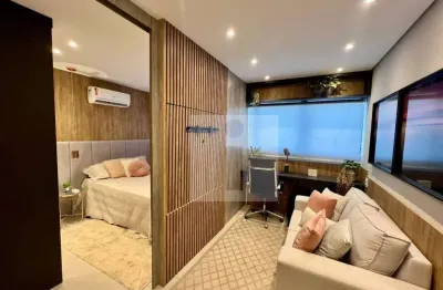 Apartamento  studio com 1 dormitório à venda, 36 m² por r$ 404.000 - airbnb- botafogo - campinas/sp