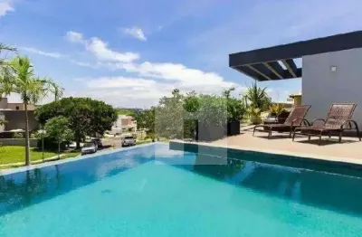 Casa térrea alto padrão em campinas: 350 m² no ville sainte hélène, 4 suítes e lazer completo, venda r$ 4.100k ou aluguel r$ 17.000/mês