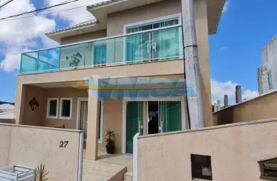 Casa em condomínio fechado com 2 quartos à venda na estrada deodoro de azevedo, ogiva, cabo frio, 188 m2 por r$ 850.000