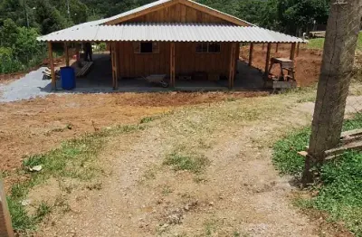 Chácara 4 km da igreja do roseira,  com casa 2 quartos,  varanda