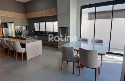 Casa condomínio fechado à venda, 3 quartos, cond. park sul - uberlândia/mg - rotina imobiliária