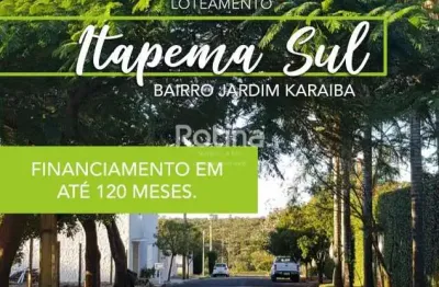 Terreno à venda, jardim karaíba - uberlândia/mg - rotina imobiliária