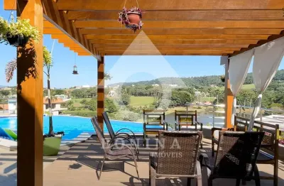 Casa à venda no fazenda serrazul com uma vista incrível para a serra e lago, aceita permuta!