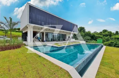 Maravilhosa residência com arquitetura moderna à venda na fazenda serrazul i em itupeva