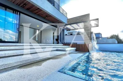 Reserva da serra - casa 350m2 alto padrão a venda com 4 suítes sendo 1 no térreo - piscina - área gourmet