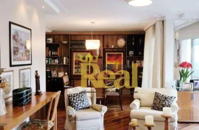 Apartamento com 3 dormitórios para alugar, 172 m² por r$ 17.384,00/mês - vila romana - são paulo/sp